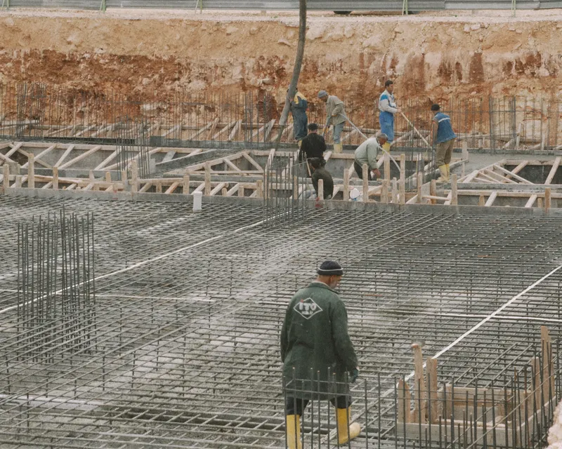 Subgrade Prep, Rebar & Vapor Barrier