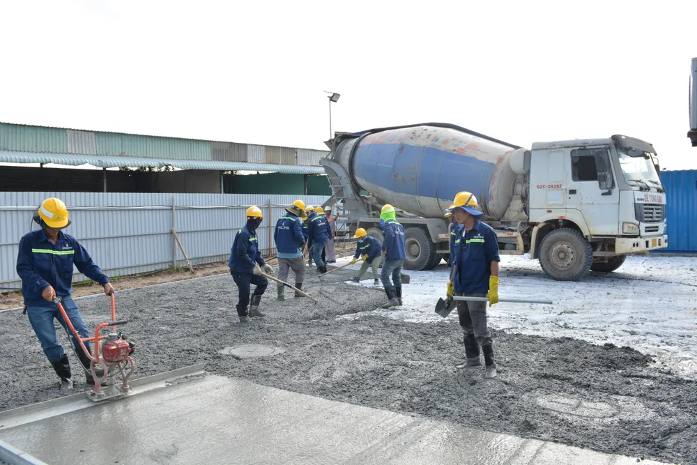 Concrete & Paving North Fort Worth crew at work in Fort Worth